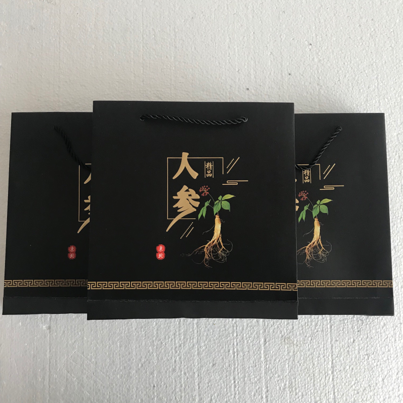 长白山人参礼盒。黑金精品白山礼盒。订做批发