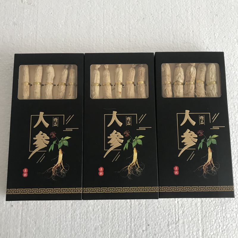 长白山人参礼盒。黑金精品白山礼盒。订做批发