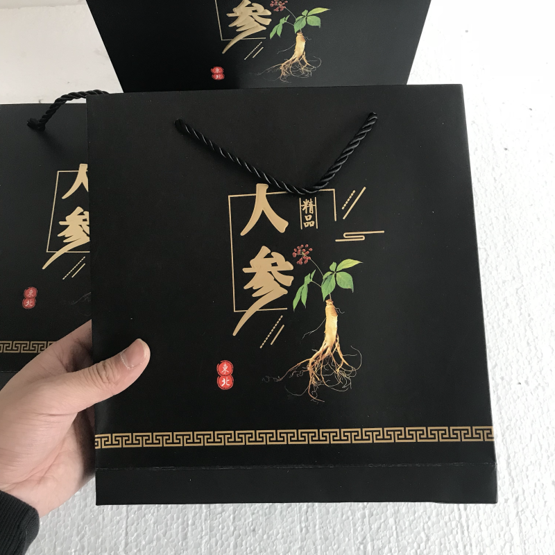 长白山人参礼盒。黑金精品白山礼盒。订做批发