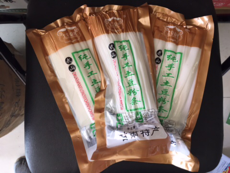 甘肃特产土豆公社，纯手工无矾土豆粉条