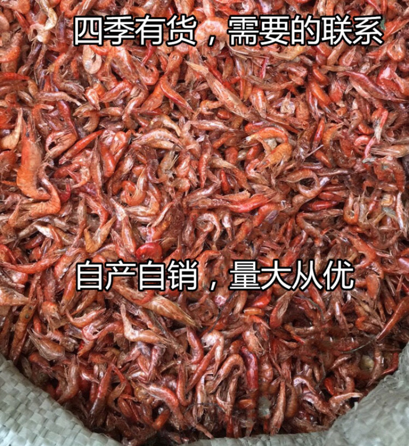淡水虾干烤虾干晒虾干