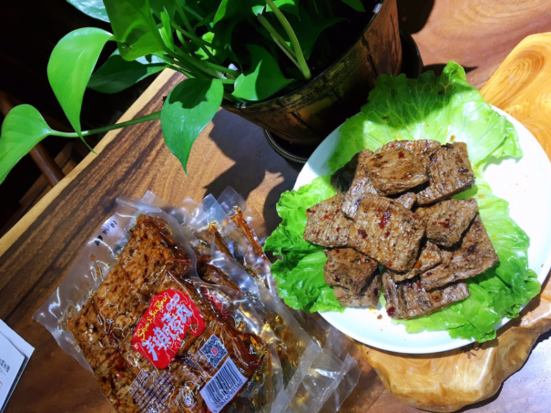 羊角豆干手撕素肉麻辣五香251g