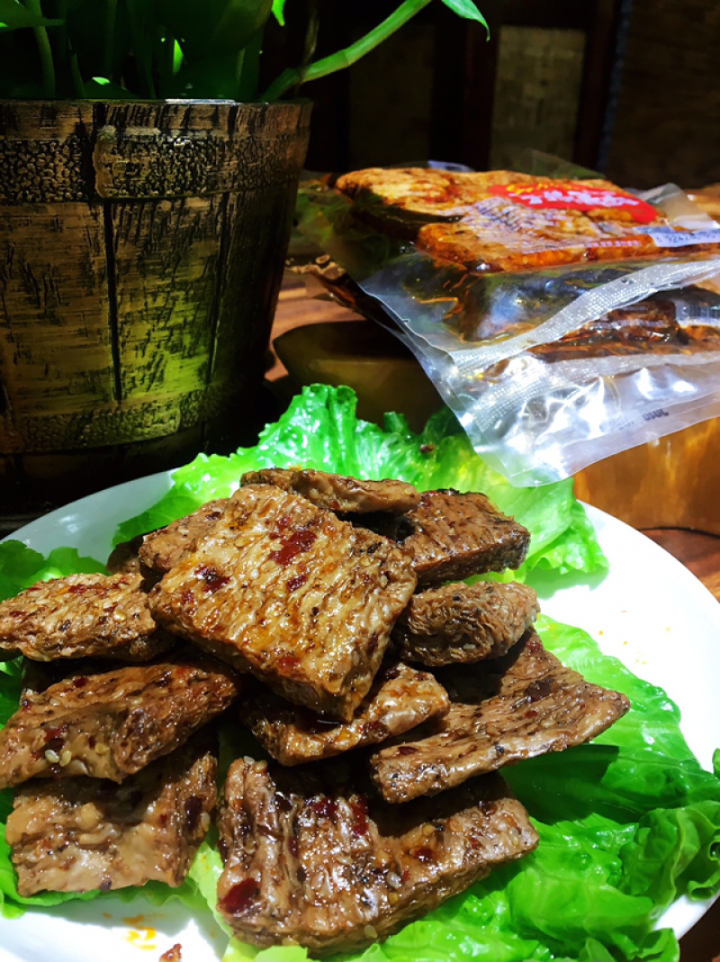 羊角豆干手撕素肉麻辣五香251g