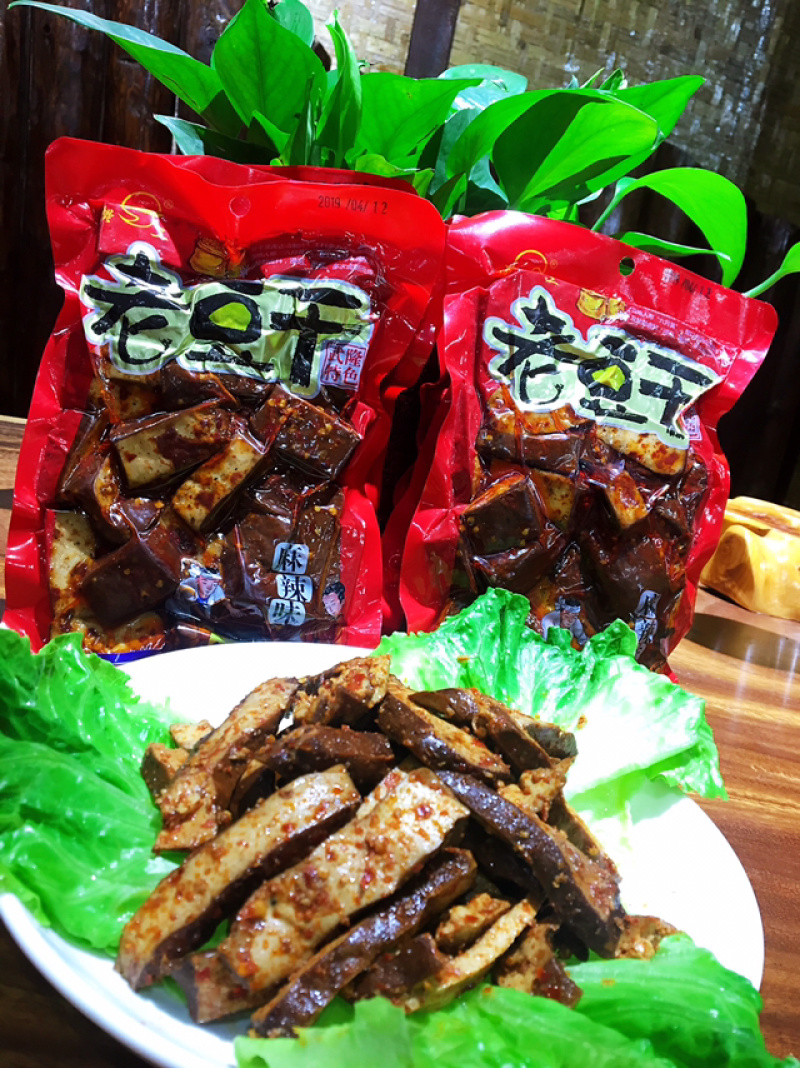 羊角豆干400g