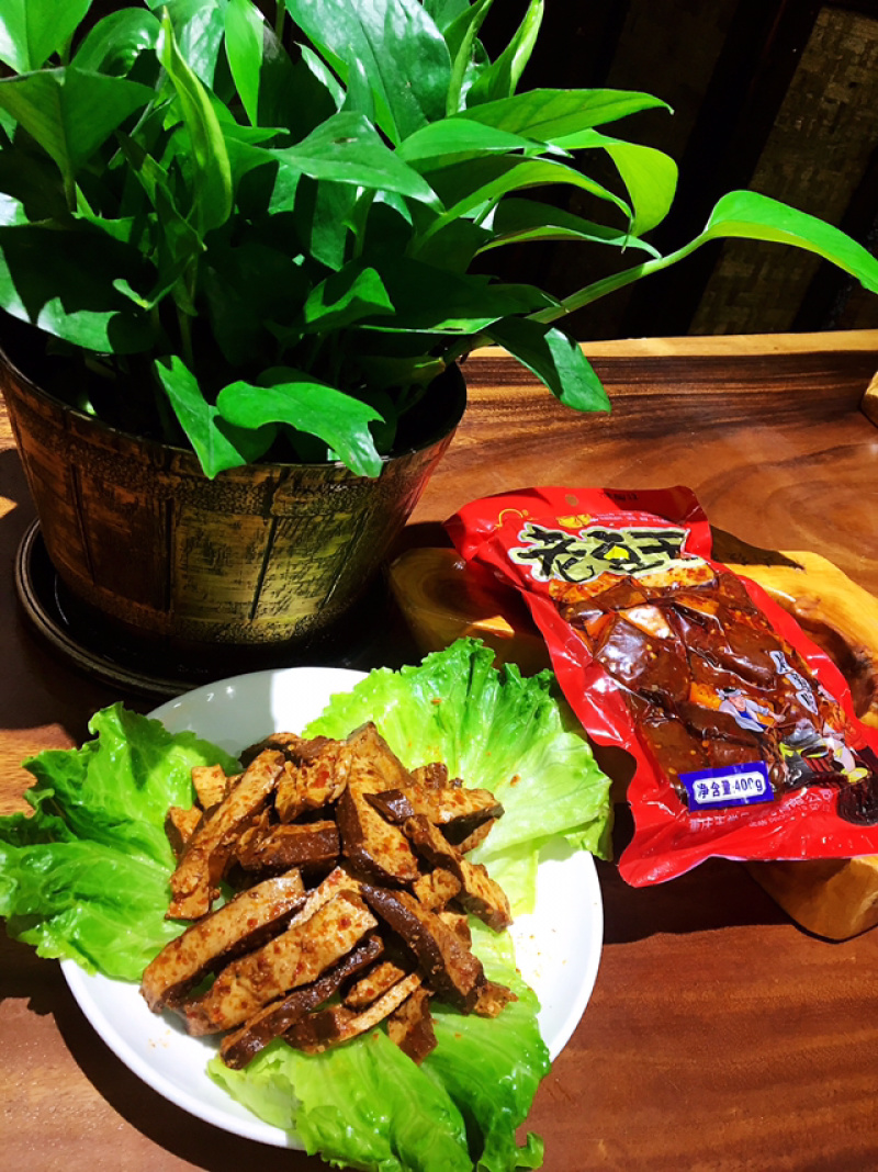 羊角豆干400g