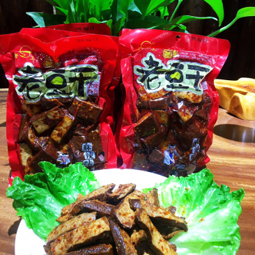 羊角豆干400g