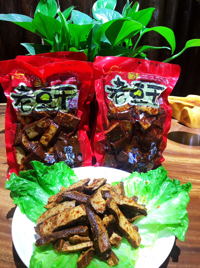 羊角豆干400g