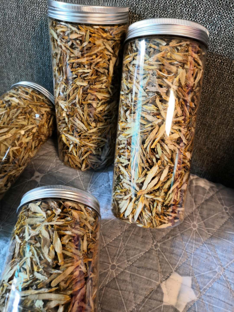 金钗石斛干片，（正品云金），纯野生新货。