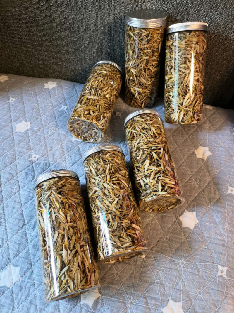 金钗石斛干片，（正品云金），纯野生新货。