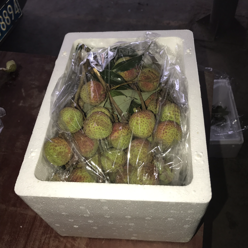 灵山妃子笑荔枝（4.8斤净果）现货发送