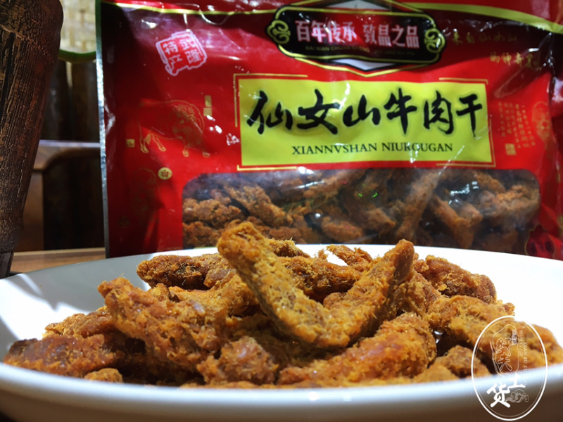 桨牛儿仙女山牛肉干350克（香辣味）