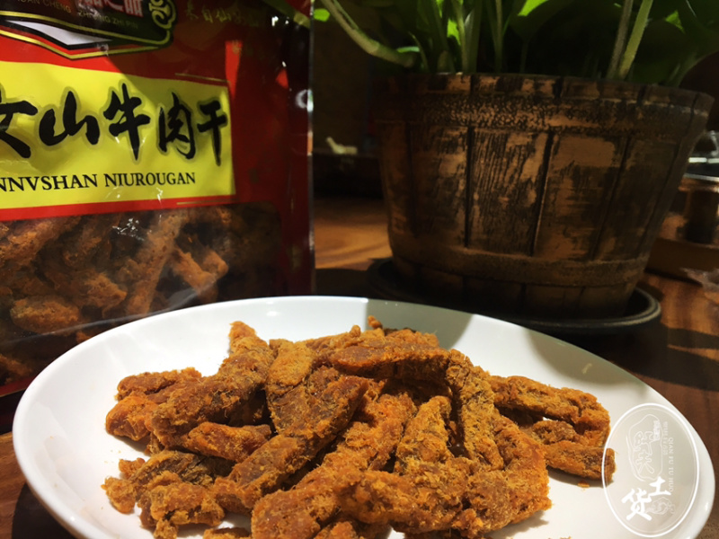 桨牛儿仙女山牛肉干350克（香辣味）