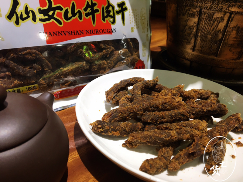 仙女山牛肉干168克五香味