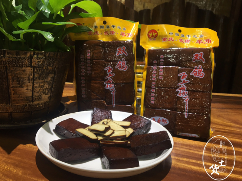 羊角双鸽豆干400克（五香味）