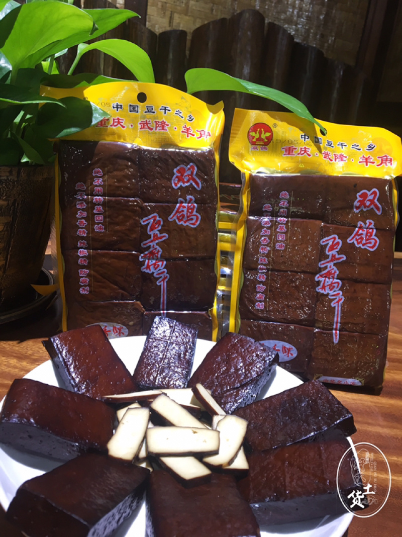 羊角双鸽豆干400克（五香味）
