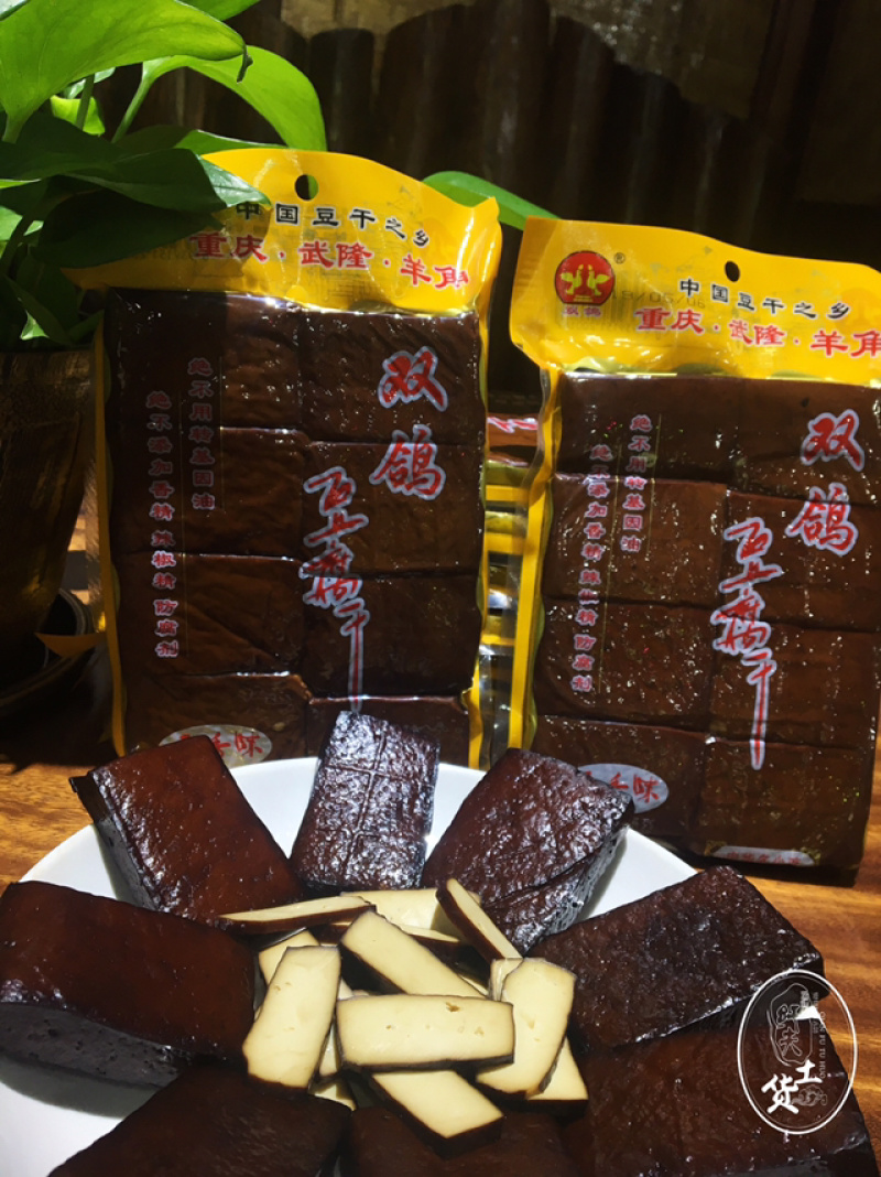 羊角双鸽豆干400克（五香味）