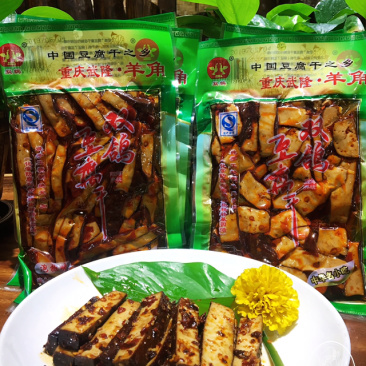 羊角双鸽豆干160克(泡椒味)