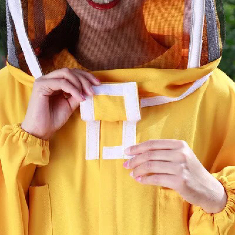 养蜂工具防蜂服出口型品质棉布特厚防蜂衣连体太空