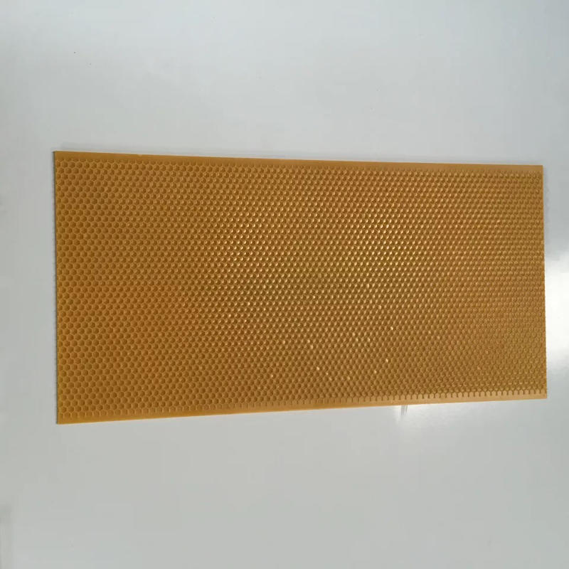 厂家批发优质三色塑料巢础中蜂意蜂巢础经久耐用养蜂工具