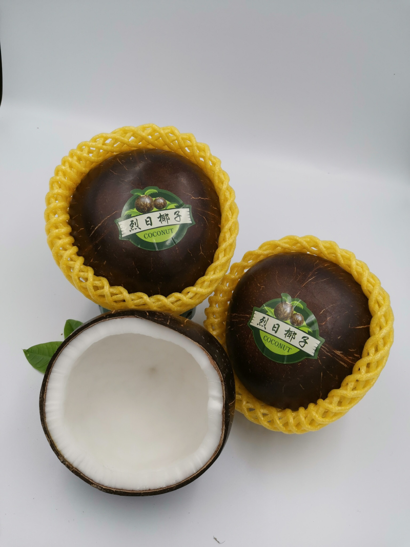 椰子越南老椰黑椰椰皇笑脸椰泡沫箱椰子
