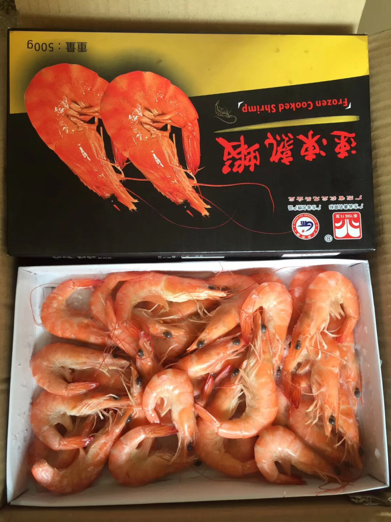 盒装熟虾、活虾制作，专供五星酒店产品