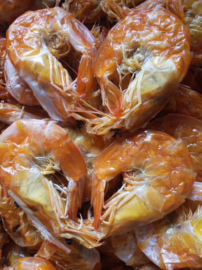 干虾大软壳虾干🦐深海天然大号海虾海鲜干货40头