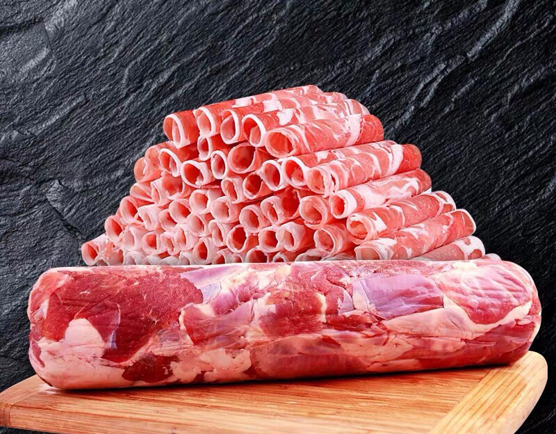 草原散养羊肉卷