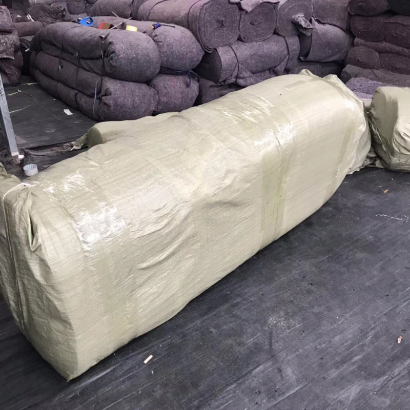 土工布毛毡大棚保温棉黑心棉铺路施工保湿养护毯包开发票