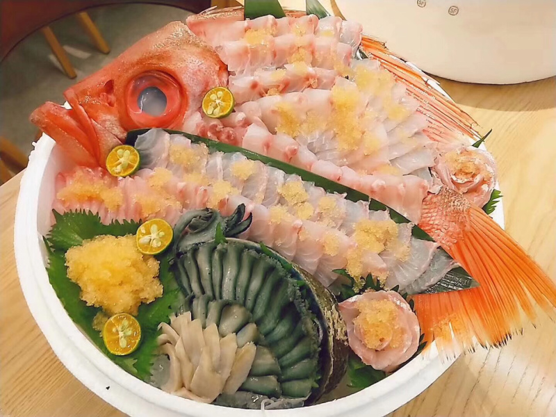 大眼鸡钓口深海鱼海钓鱼野生刺身日料食材