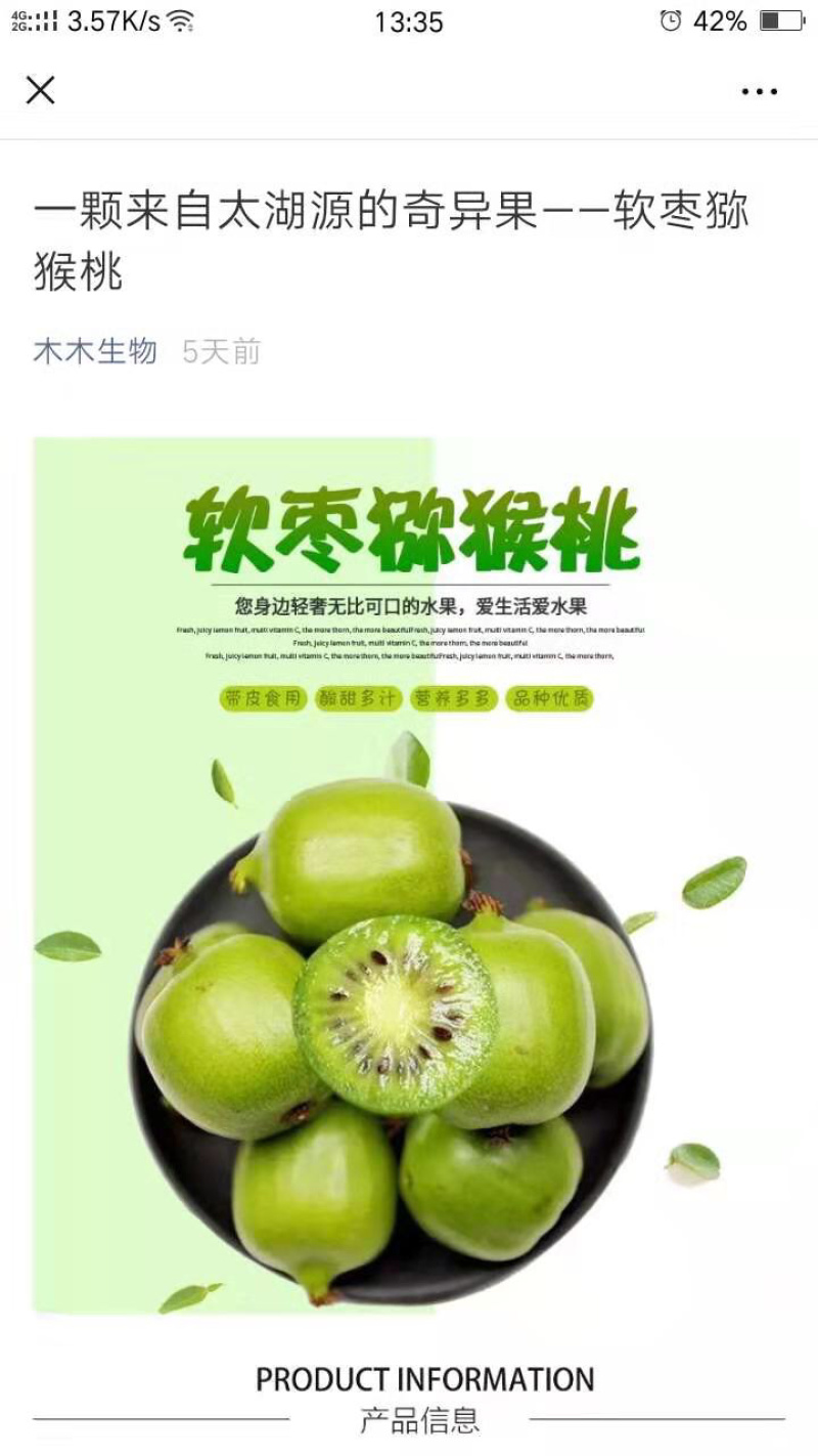 软枣猕猴桃奇异莓