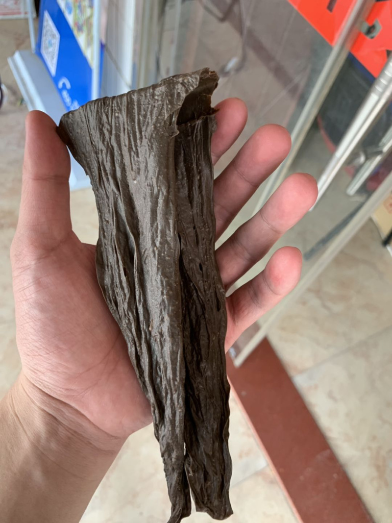 纯手工腐竹好吃有嚼劲。