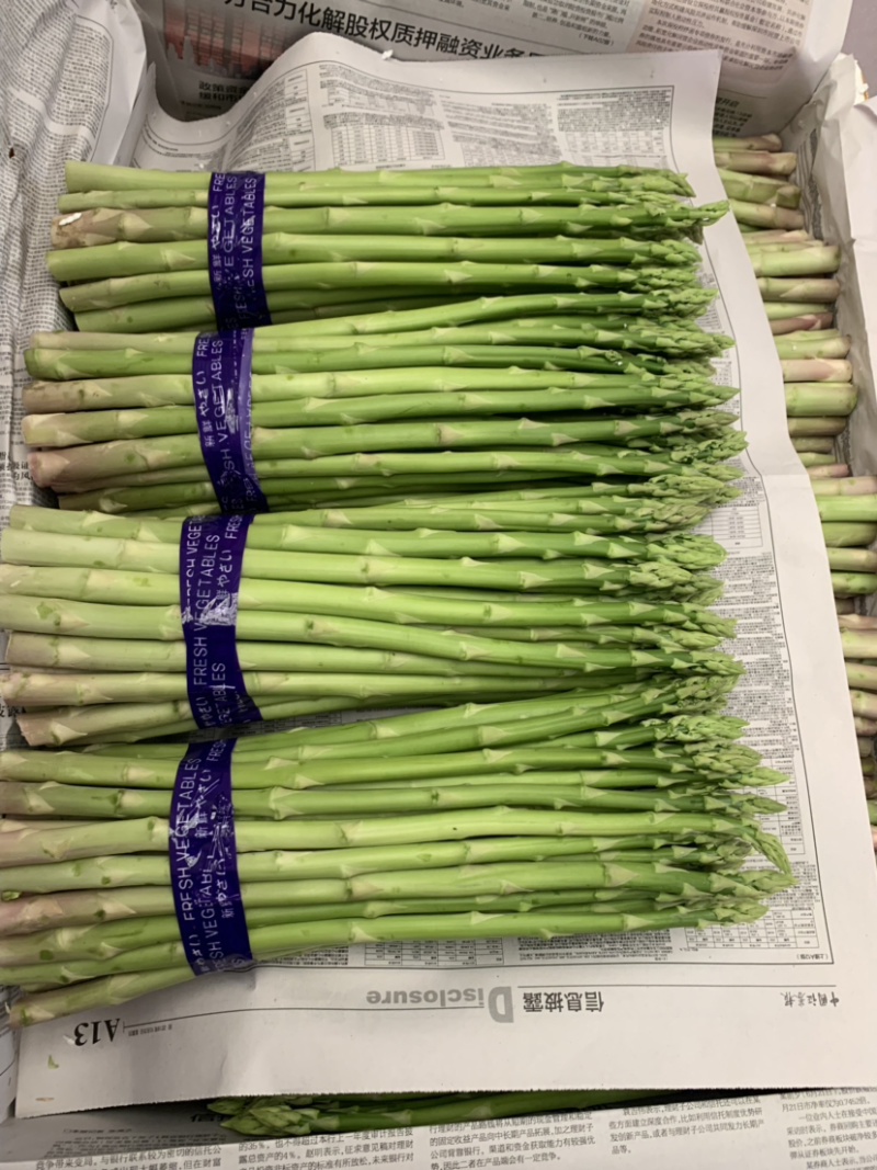 芦笋净重65斤