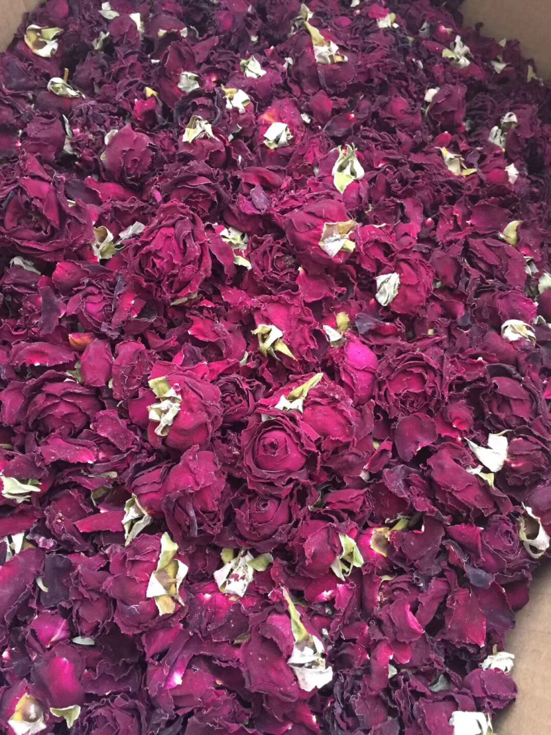 玫瑰花云南冻干墨红玫瑰花干花茶