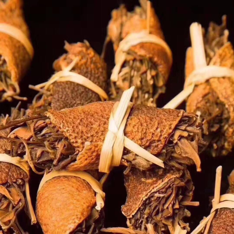 新会陈皮三宝茶，500克，包装封口袋，包装随机，