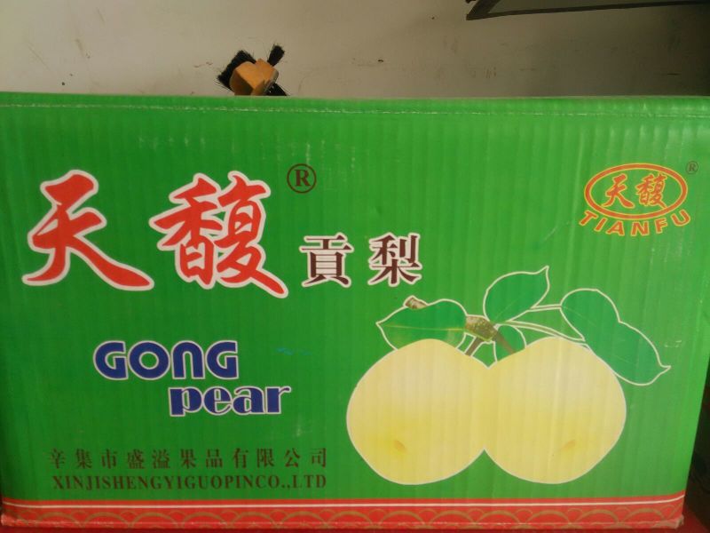 贡梨500~550g纸箱
