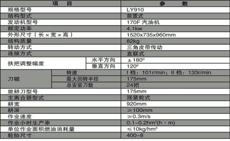微耕机平地丘陵山地汽油型国家补贴产品