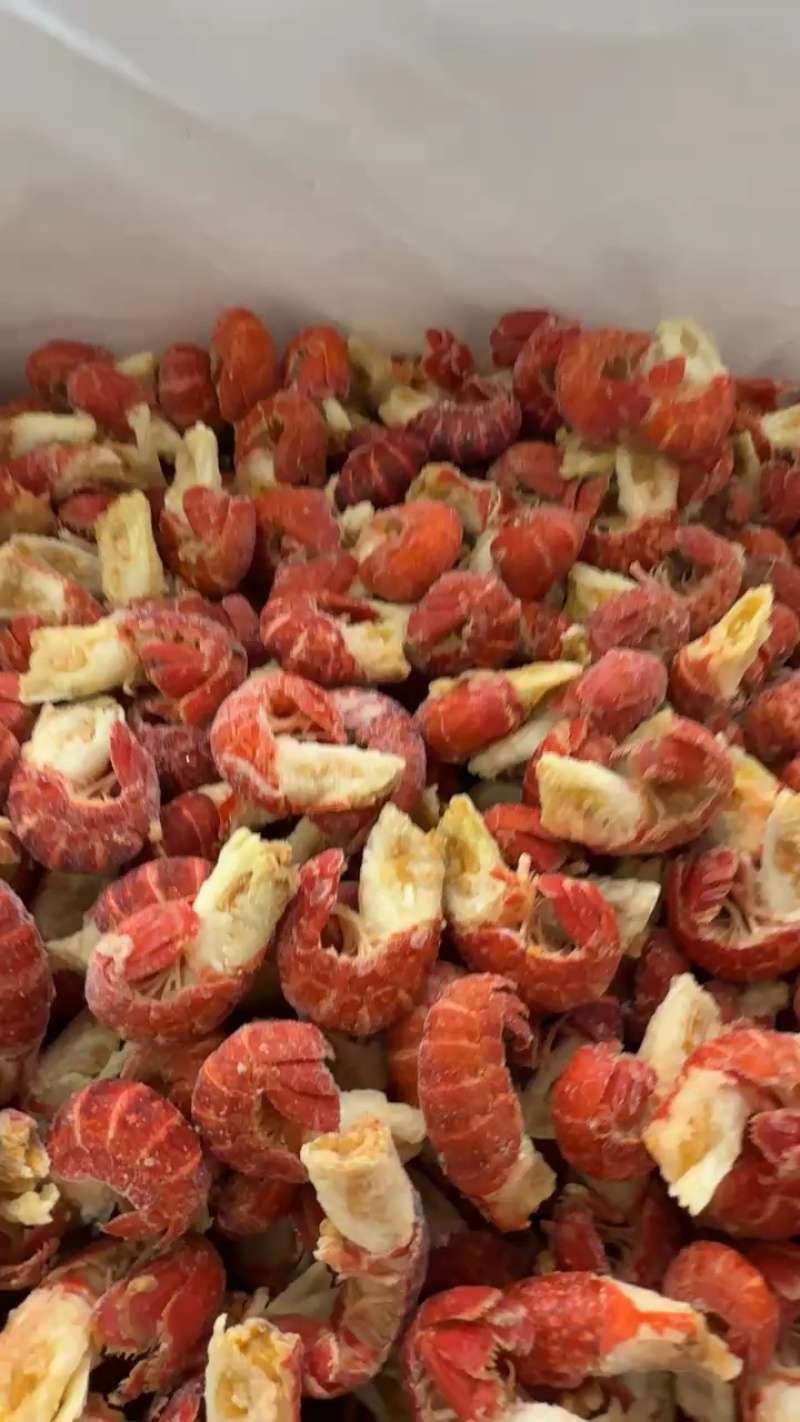 无冰衣龙虾尾新鲜速冻虾球海鲜水产龙虾尾批发龙虾尾