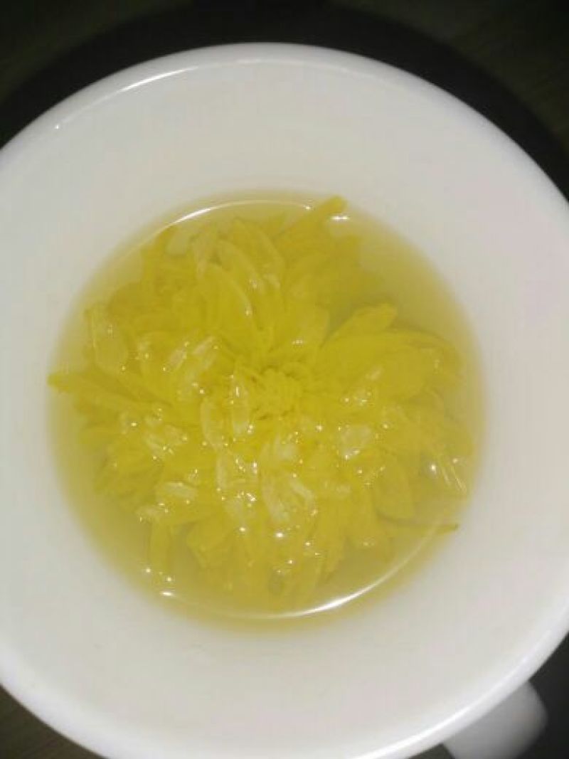 菊花茶开花