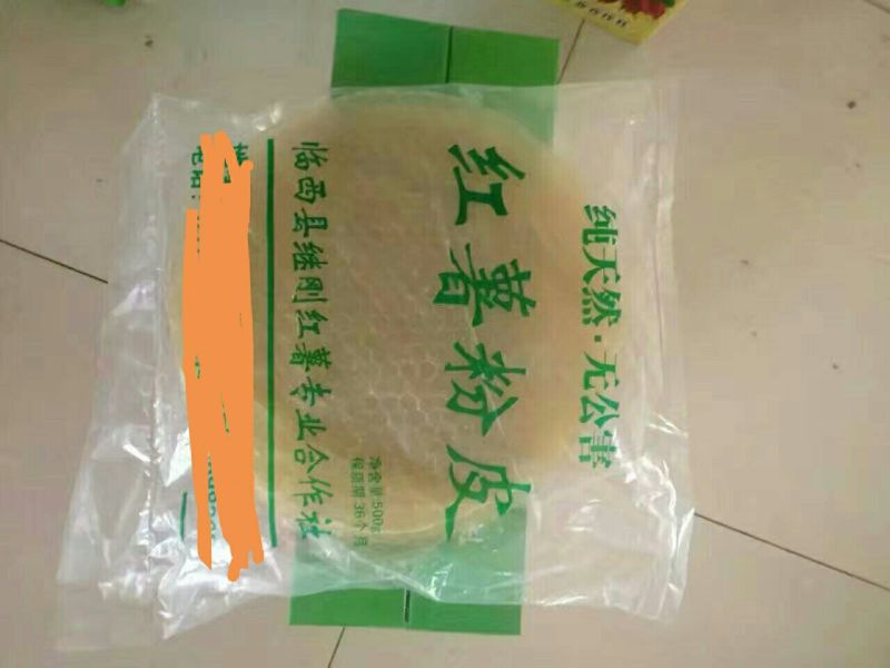 红薯粉皮包装手工粉皮