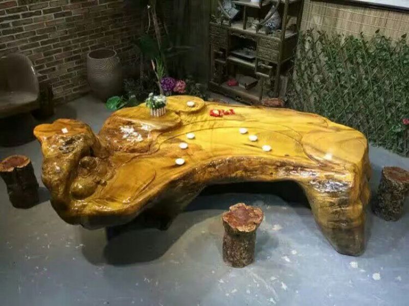 根雕茶几