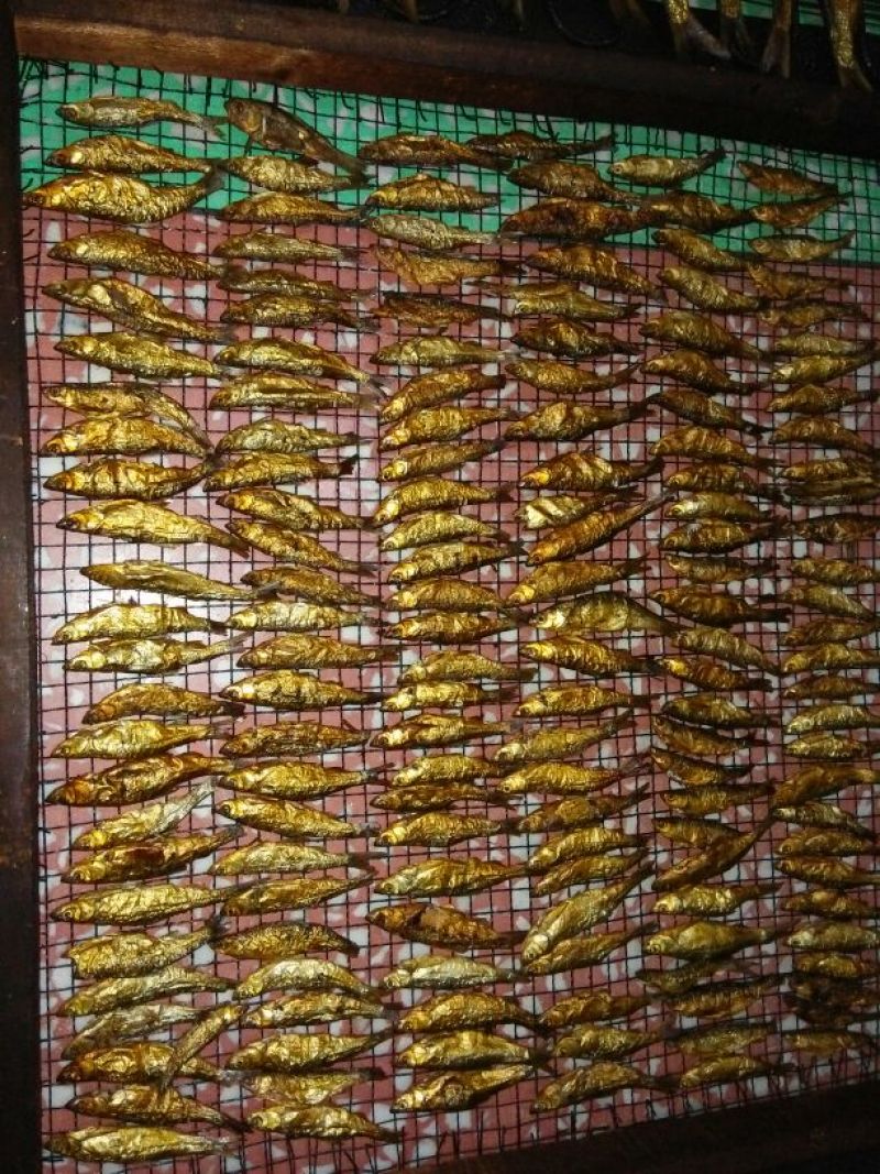 鱼干烤鱼干