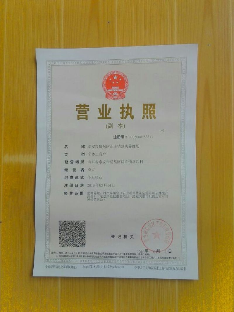 泰山千亩槐林原生态成熟槐花蜜1斤