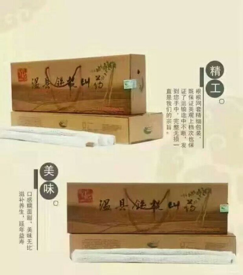 正宗温县18年垆土鲜铁棍山药