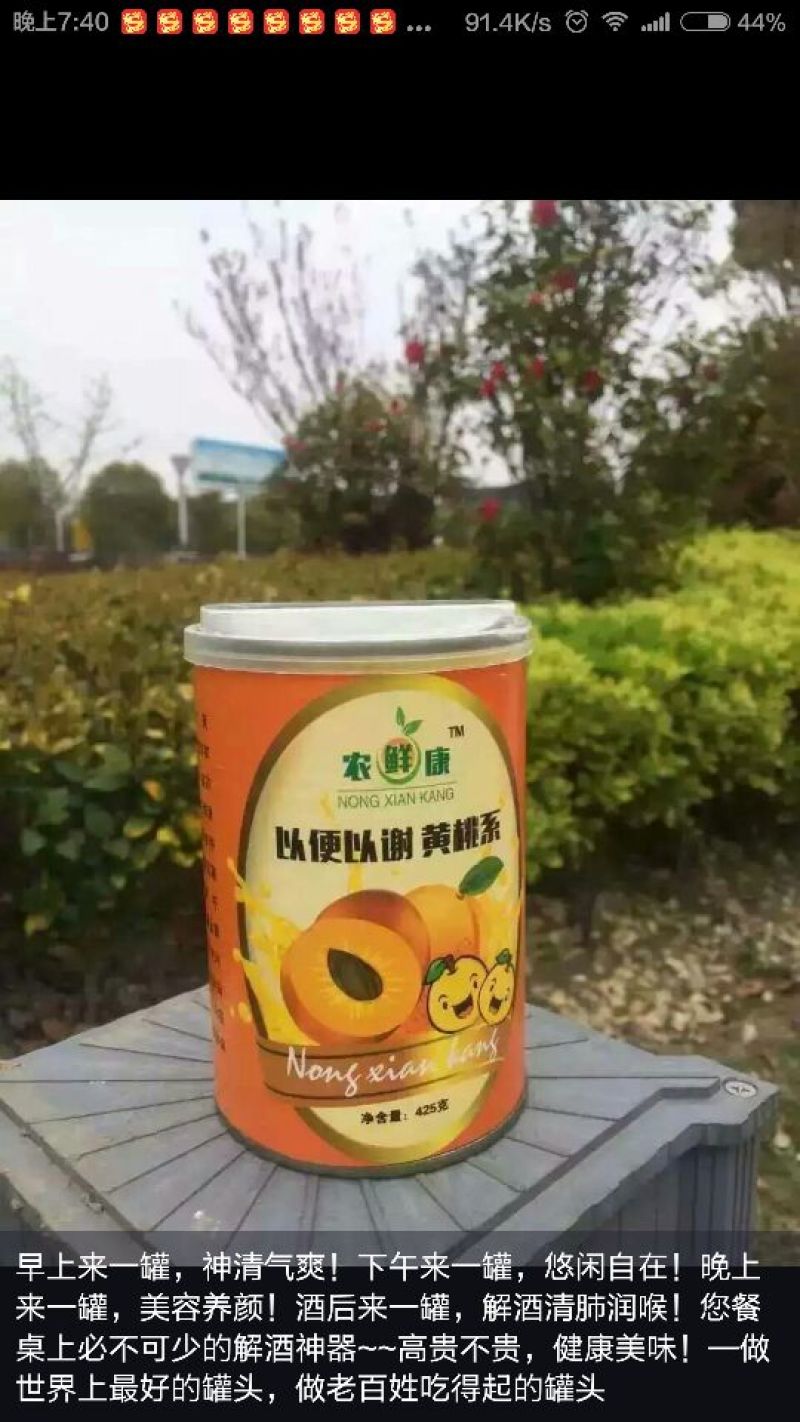 黄桃罐头