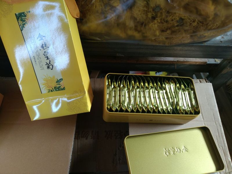 菊花茶开花