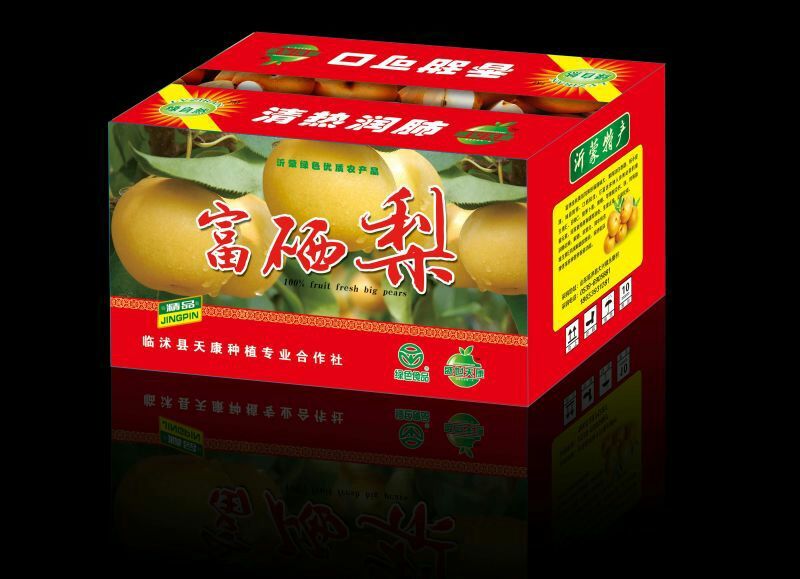晚秋黄梨500~550g纸袋