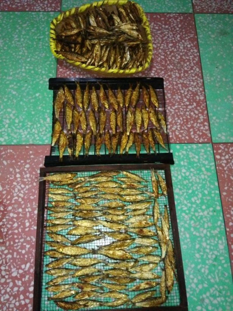 鱼干烤鱼干