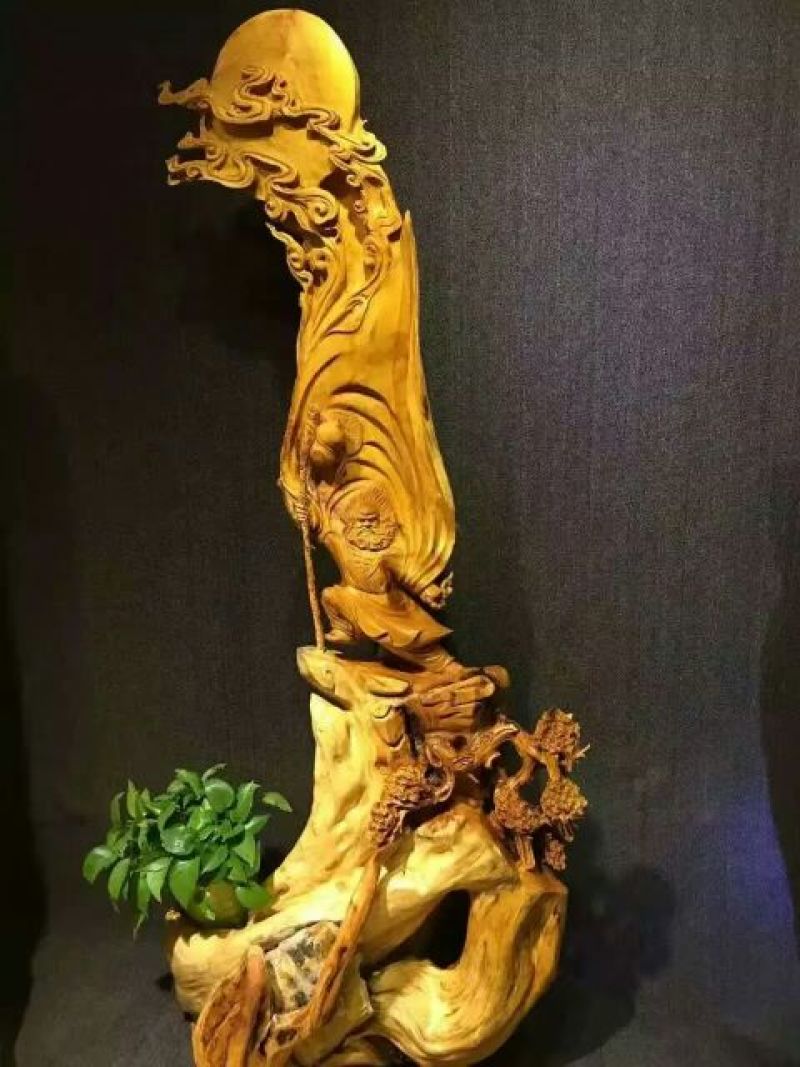 根雕茶几