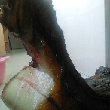 腊肉食用后腿肉未加工