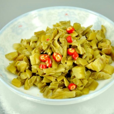 酸芋荷，微酸，脆，颜色金黄